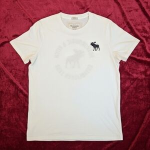 Vintage Abercrombie & Fitch White T-Shirt for Men